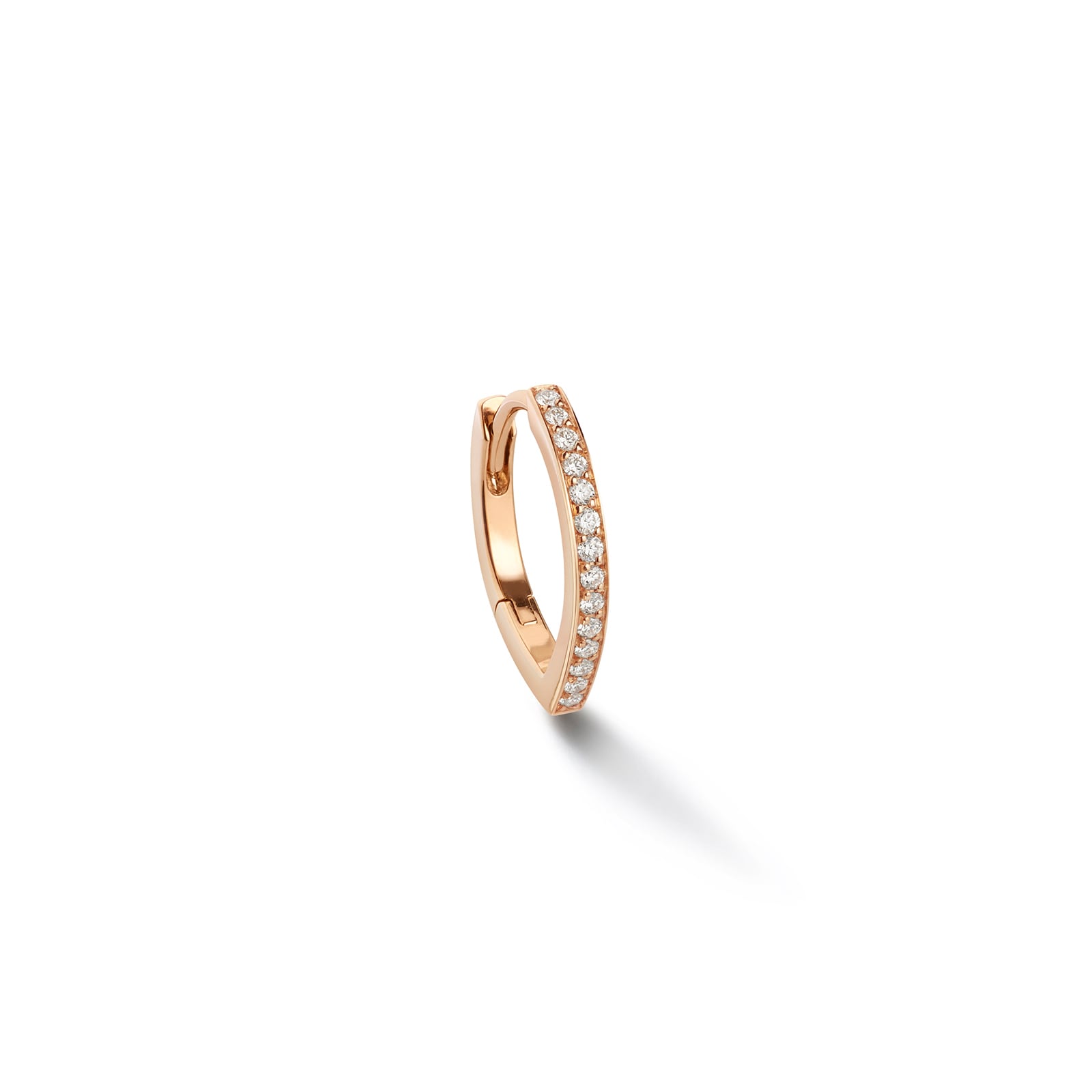 Repossi Antifer 18ct Rose Gold  & 0.07ct Diamond Pave Earring