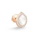 Repossi Antifer 18ct Rose Gold Mother of Pearl & 0.08ct Diamond Earring