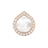 Repossi Antifer 18ct Rose Gold Mother of Pearl & 0.08ct Diamond Earring