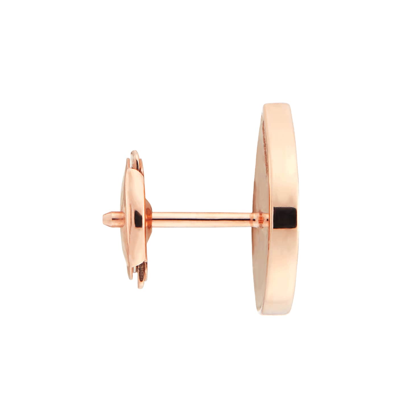 Repossi Antifer 18ct Rose Gold Mother of Pearl & 0.08ct Diamond Earring Repossi Antifer 18ct Rose Gold Mother of Pearl & 0.08ct Diamond Earring