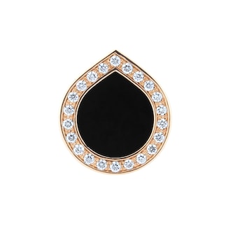 Repossi Antifer 18ct Rose Gold Onyx & 0.08ct Diamond Earring Repossi Antifer 18ct Rose Gold Onyx & 0.08ct Diamond Earring
