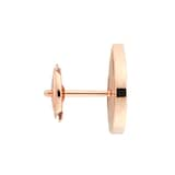 Repossi Antifer 18ct Rose Gold Onyx & 0.08ct Diamond Earring