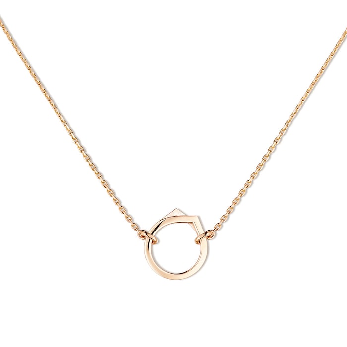 Repossi Antifer 18ct Rose Gold Motif Pendant