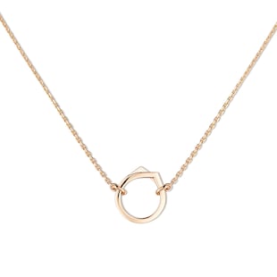 Repossi Antifer 18ct Rose Gold Motif Pendant