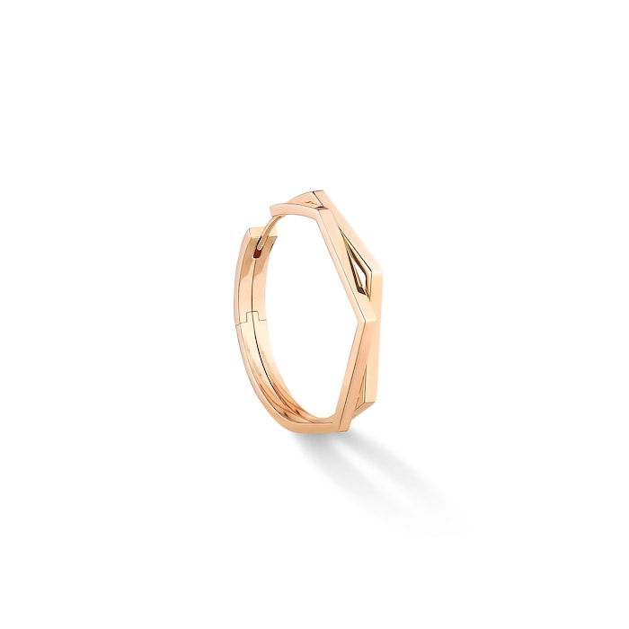 Repossi Antifer 18ct Rose Gold Two Row Large Hoop Earring