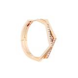 Repossi Antifer 18ct Rose Gold & 0.20ct Diamond Two Row Earring