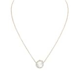 Repossi Antifer 18ct Rose Gold Mother of Pearl & 0.18ct Diamond Pendant