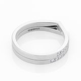 Repossi Antifer 18ct White Gold 0.52ct Diamond Two Row Ring