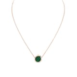 Repossi Antifer 18ct Rose Gold Malachite & 0.18ct Diamond Pendant