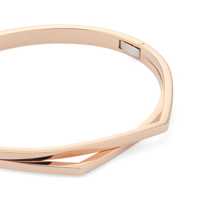 Repossi Antifer 18ct Rose Gold Two Row XS Bangle