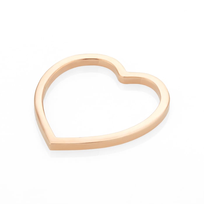 Repossi Antifer 18ct Rose Gold Heart Ring