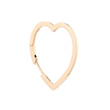 Repossi Antifer 18ct Rose Gold Large Heart Hoop Earring