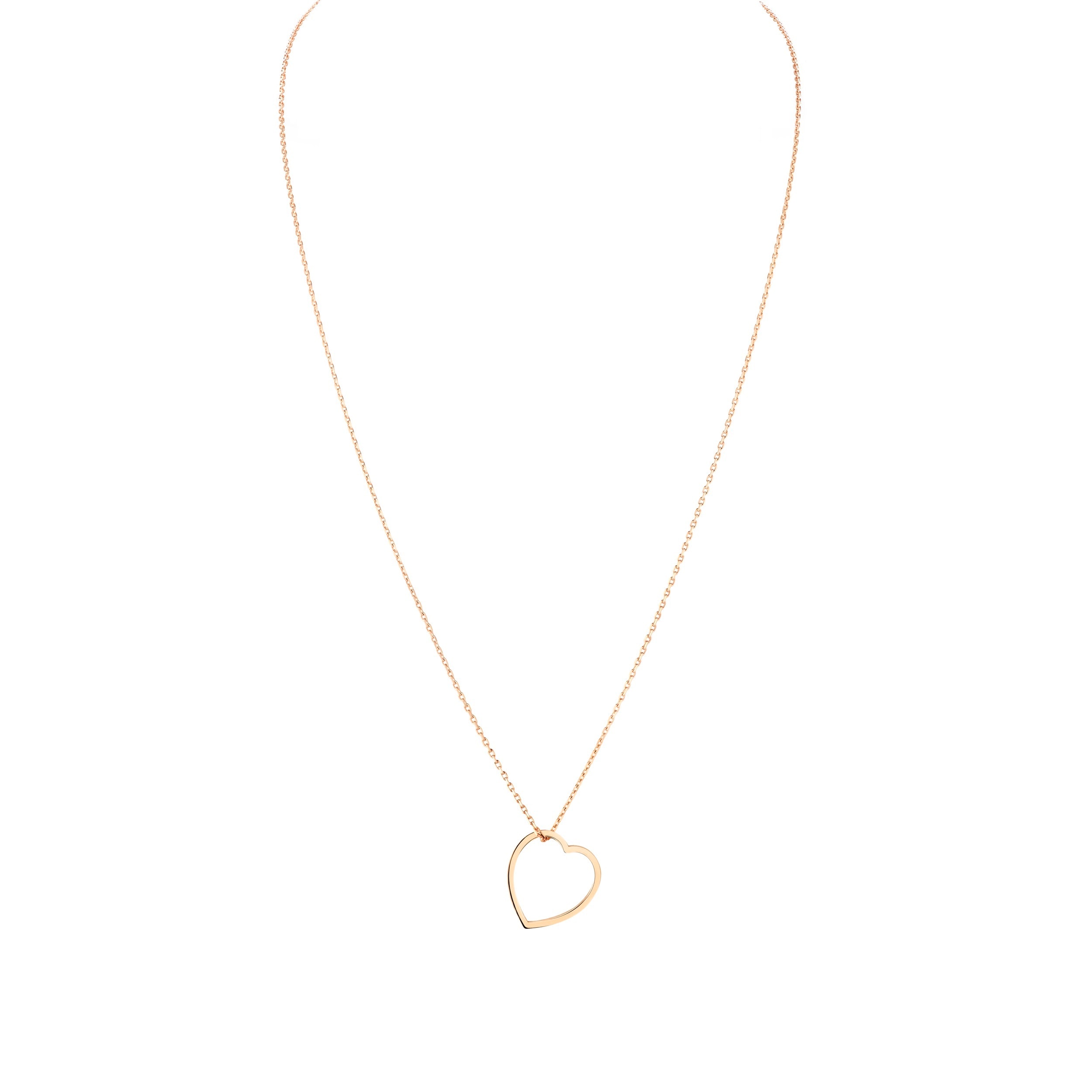 Antifer 18ct Rose Gold Heart Pendant image