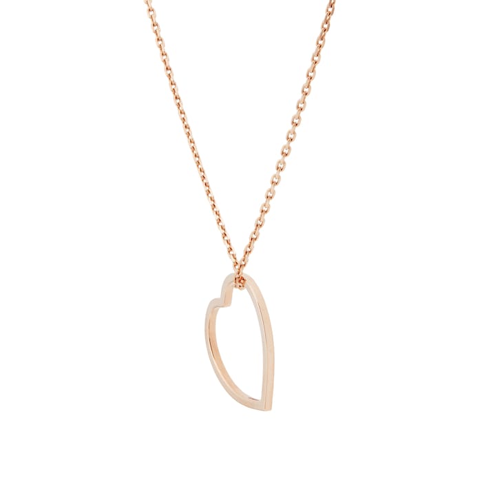 Repossi Antifer 18ct Rose Gold Heart Pendant