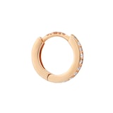 Repossi Berbere 18ct Rose Gold 0.03ct Diamond Hoop Earring