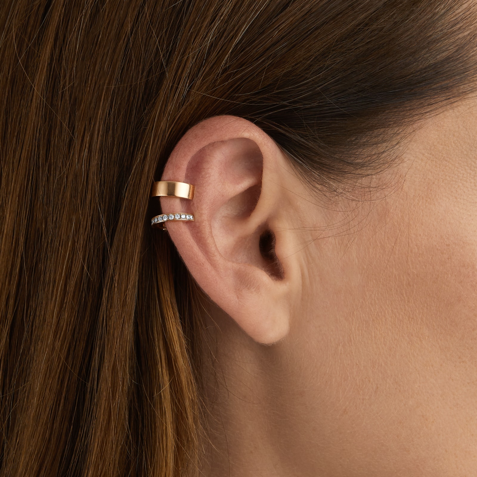 Repossi Berbere 18ct Rose Gold 0.16ct Diamond Earcuff