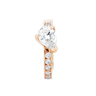 Repossi Serti sur Vide 18ct Rose Gold 0.25ct Diamond Earring Repossi Serti sur Vide 18ct Rose Gold 0.25ct Diamond Earring