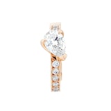 Repossi Serti sur Vide 18ct Rose Gold 0.25ct Diamond Earring