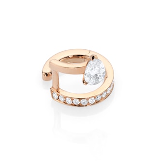 Repossi Serti sur Vide 18ct Rose Gold 0.36ct Diamond Earcuff - Right Repossi Serti sur Vide 18ct Rose Gold 0.36ct Diamond Earcuff - Right