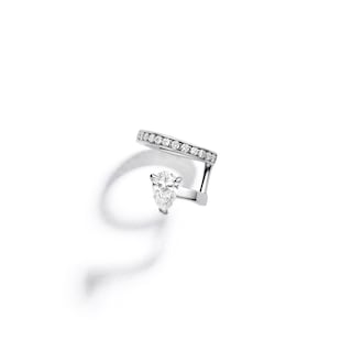 Repossi Serti sur Vide 18ct White Gold 0.36ct Diamond Earcuff - Right
