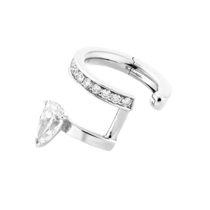 Repossi Serti sur Vide 18ct White Gold 0.36ct Diamond Earcuff - Right