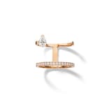 Repossi Serti sur Vide 18ct Rose Gold 0.56ct Diamond Ring