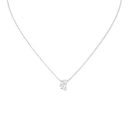 37420795 - Serti sur Vide 18ct White Gold 0.75ct Pear Cut Diamond Pendant
