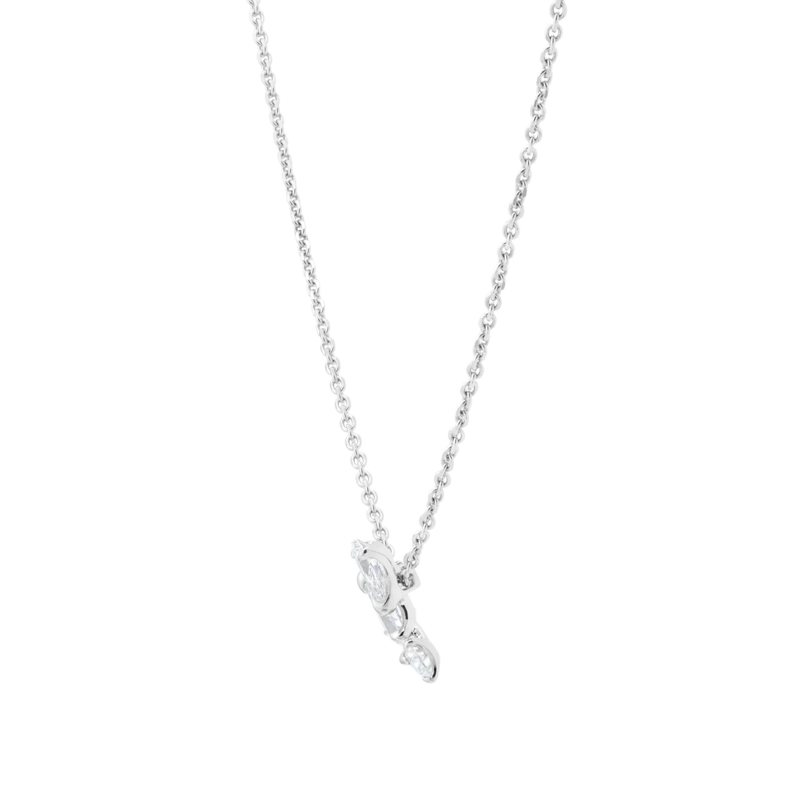 Repossi Serti sur Vide 18ct White Gold 0.75ct Pear Cut Diamond Pendant Repossi Serti sur Vide 18ct White Gold 0.75ct Pear Cut Diamond Pendant
