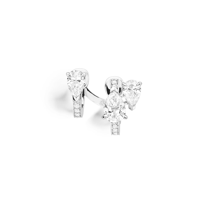 Repossi Serti sur Vide 18ct White Gold 0.82ct Diamond Earring