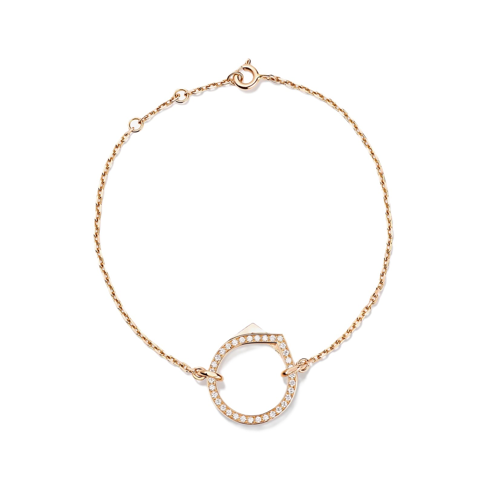 Repossi Repossi Antifer 18ct Rose Gold 0.17ct Diamond Bracelet