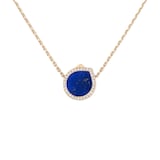 Repossi Repossi Antifer 18ct Rose Gold Lapis Lazuli & 0.13ct Diamond Pendant