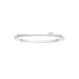 37420820 - Repossi Serti Sur Vide 18ct White Gold 0.90ct Diamond Bangle