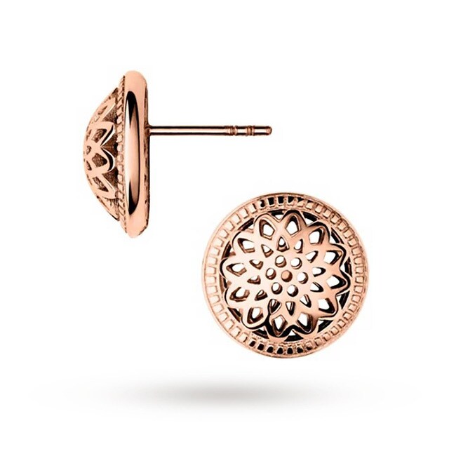Links of London Rose Gold Plated Timeless Earrings