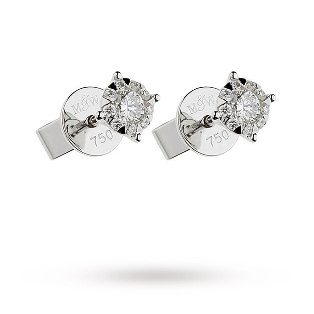 Mappin & Webb Masquerade 0.21ct Diamond Stud Earrings