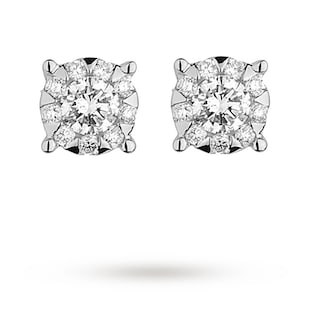 Mappin & Webb Masquerade 0.67ct Diamond Stud Earrings