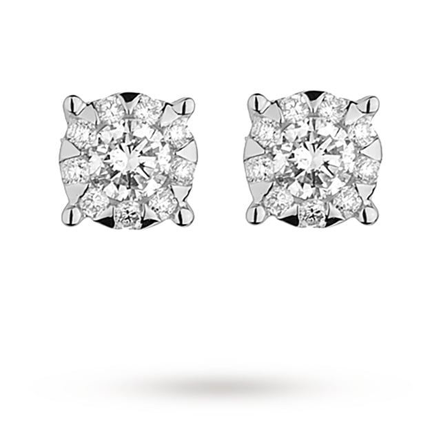 Mappin & Webb Masquerade 0.34ct Diamond Stud Earrings