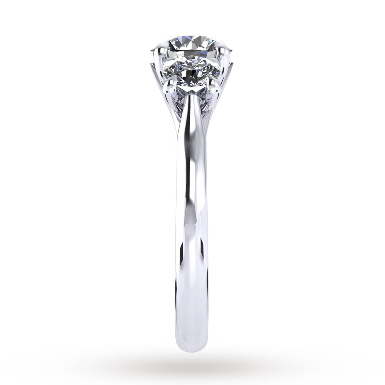 Mappin & Webb Ena Harkness Three Stone Engagement Ring 1.20 Carat Total Weight - Ring Size Q Mappin & Webb Ena Harkness Three Stone Engagement Ring 1.20 Carat Total Weight - Ring Size Q