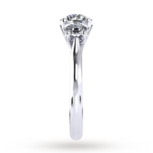 Mappin & Webb Ena Harkness Three Stone Engagement Ring 1.20 Carat Total Weight
