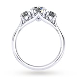 Mappin & Webb Ena Harkness Three Stone Engagement Ring 1.20 Carat Total Weight