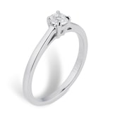 Mappin & Webb Belvedere Platinum 0.33ct Diamond Engagement Ring