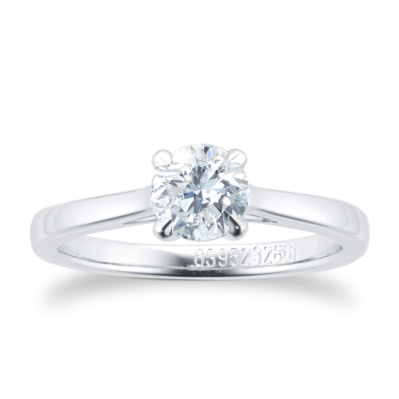 Belvedere Engagement Ring 0.70 Carat - Ring Size J