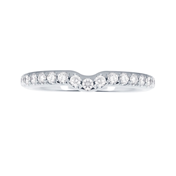 Mappin & Webb Platinum 0.31cttw Diamond Hermione Wedding Ring