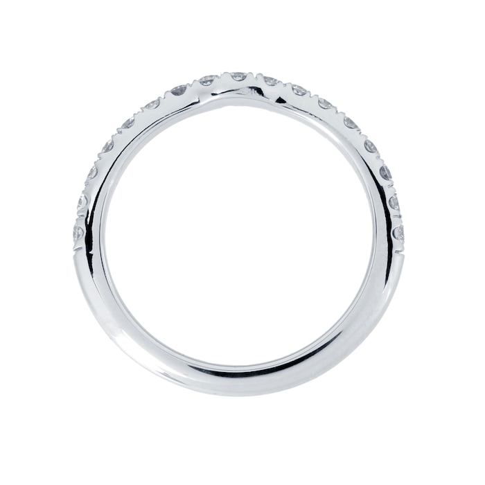 Mappin & Webb Platinum 0.31cttw Diamond Hermione Wedding Ring