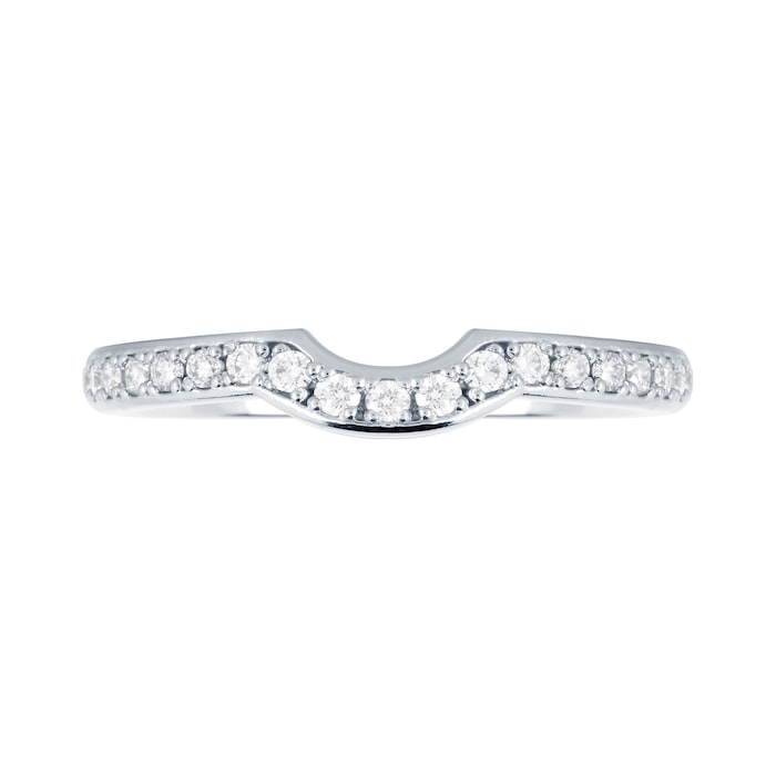 Mappin & Webb Platinum 0.22cttw Diamond Boscobel Wedding Ring