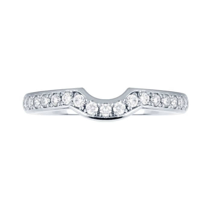 Mappin & Webb Platinum 0.29cttw Diamond Boscobel Wedding Ring