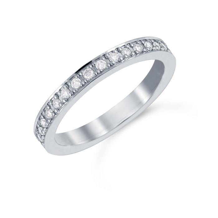 Mappin & Webb Platinum 0.19cttw Diamond Boscobel Wedding Ring
