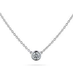 37460188 - Gossamer 18ct White Gold 0.24ct Diamond Necklace