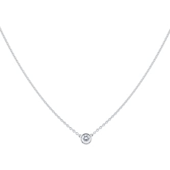 Mappin & Webb Gossamer 18ct White Gold 0.24ct Diamond Necklace