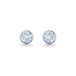 37460191 - Gossamer 18ct White Gold 0.33cttw Diamond Stud Earrings