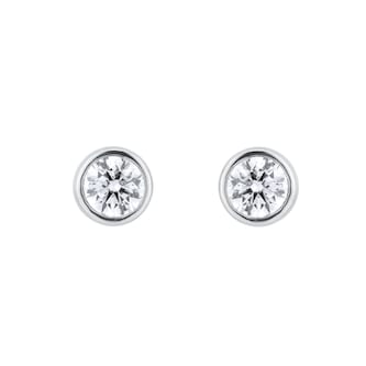 Mappin & Webb Gossamer 18ct White Gold 0.33cttw Diamond Stud Earrings